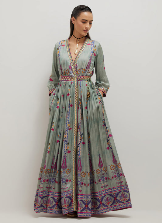 Long Wrap Dress