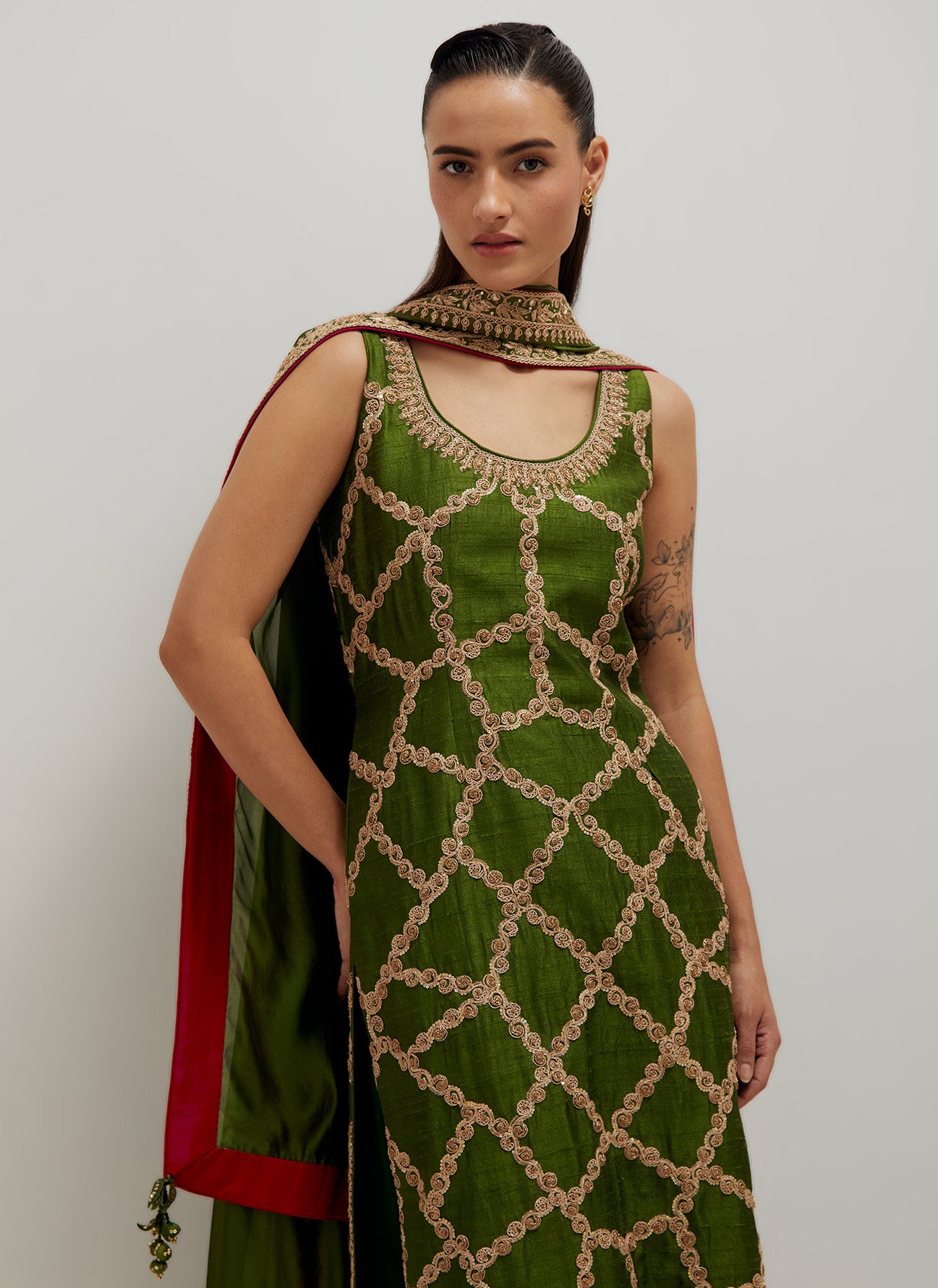 Kaccha Aam Kurta Set