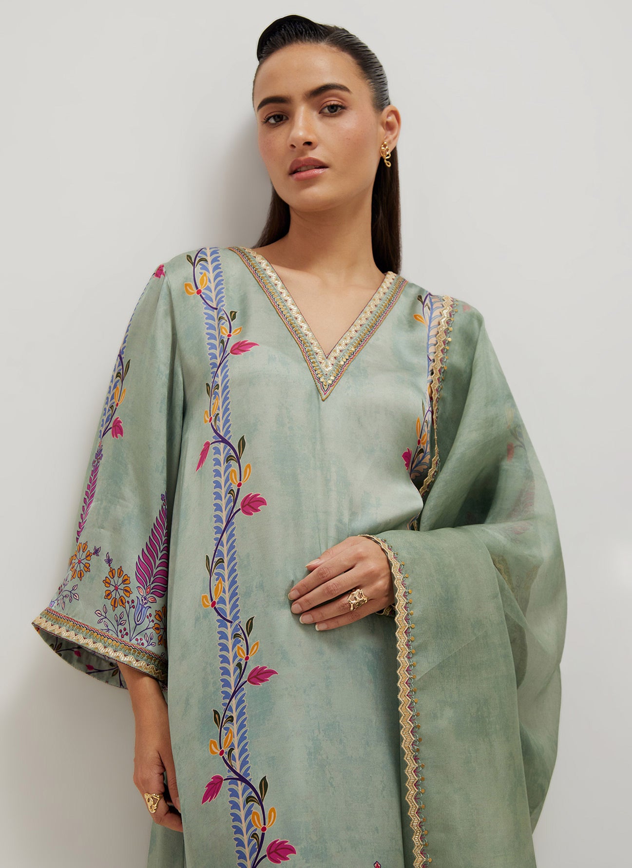 Kaftaan Kurta Set