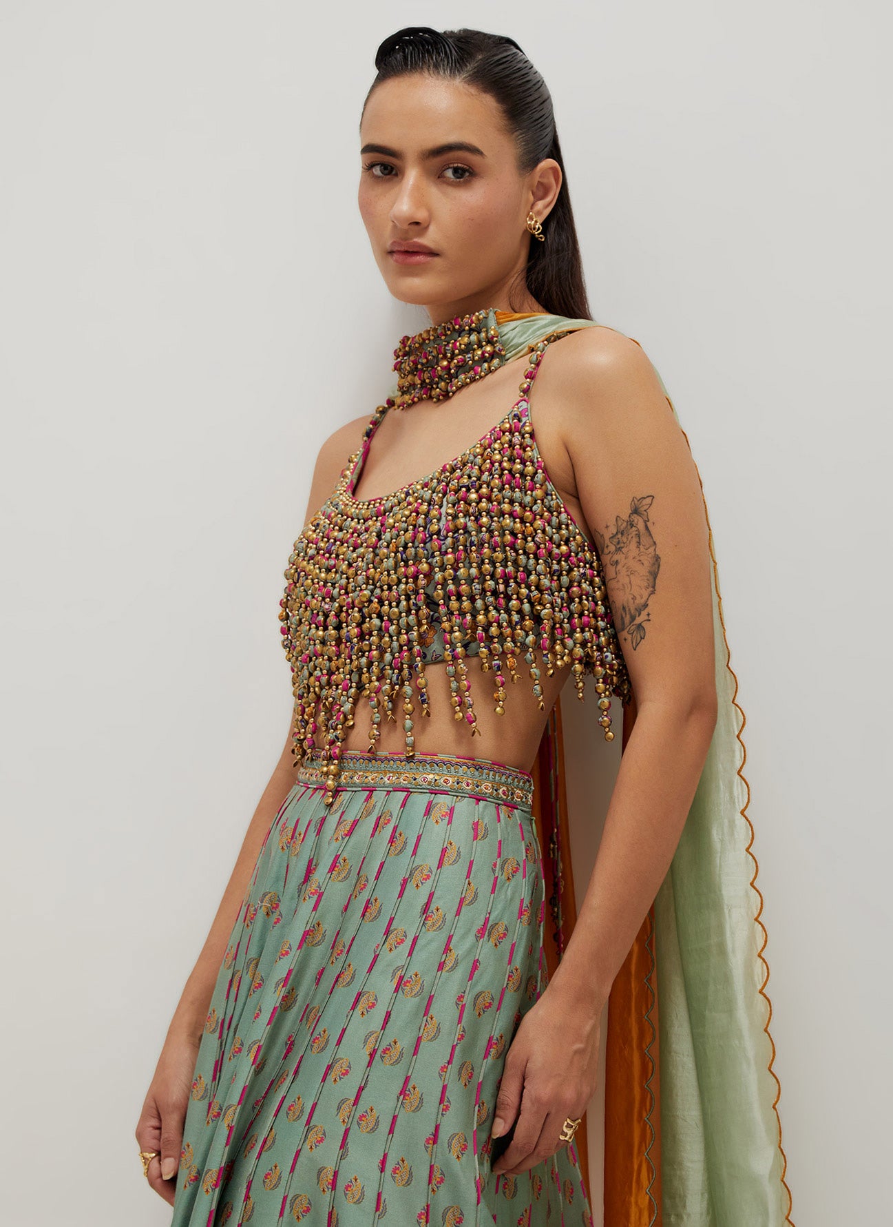 Moh Top And Skirt Set