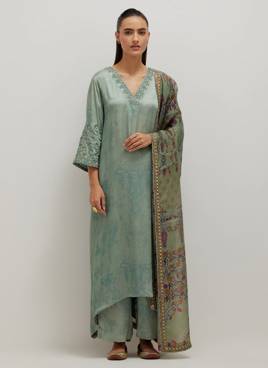 Kaftaan Kurta Set
