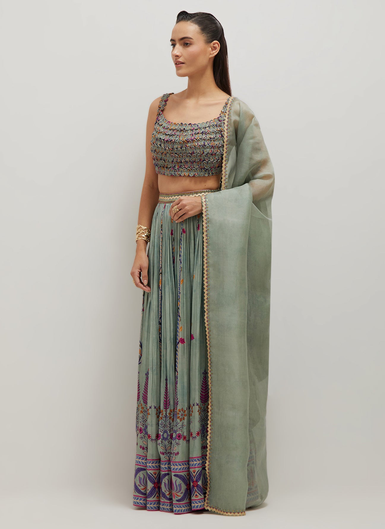 Dori Blouse Lehenga Set