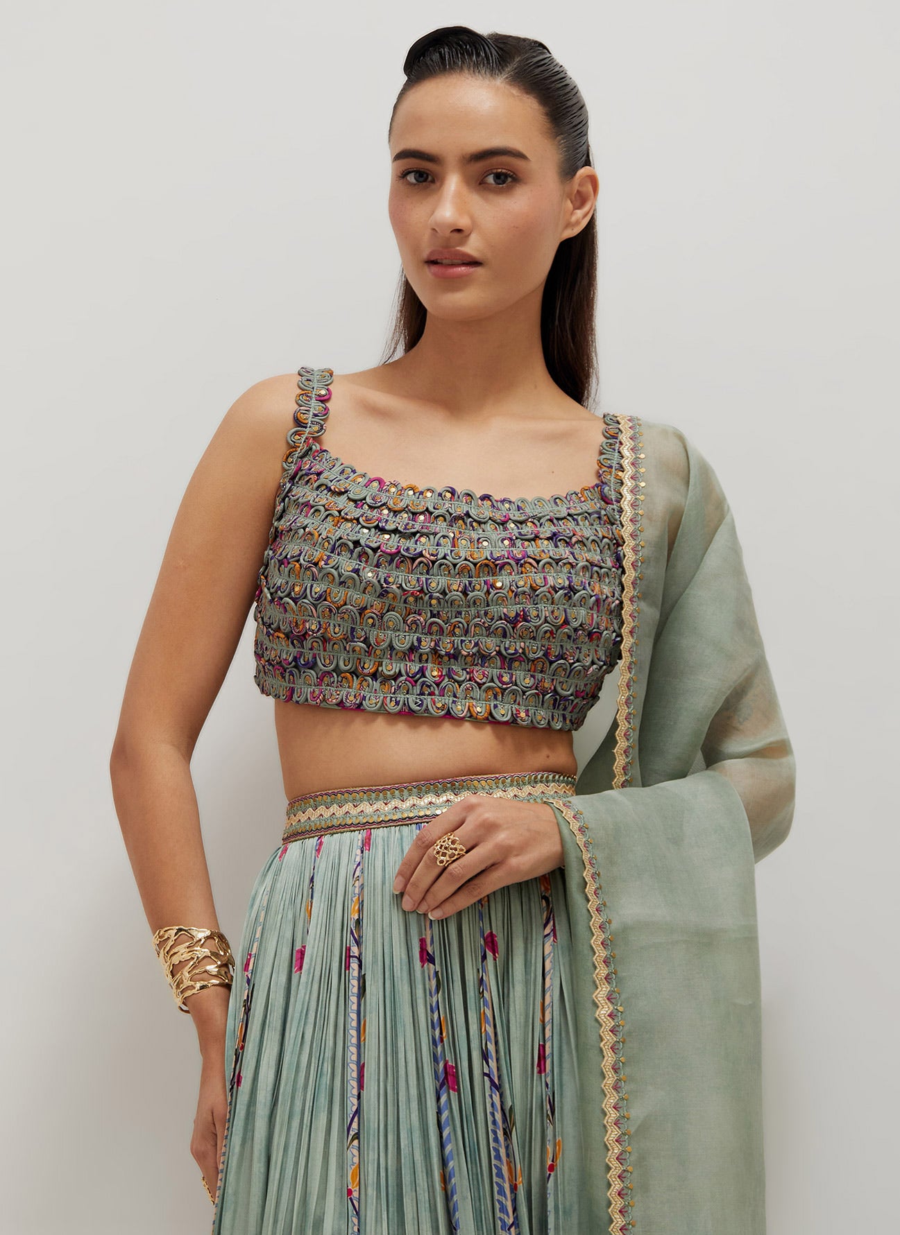 Dori Blouse Lehenga Set