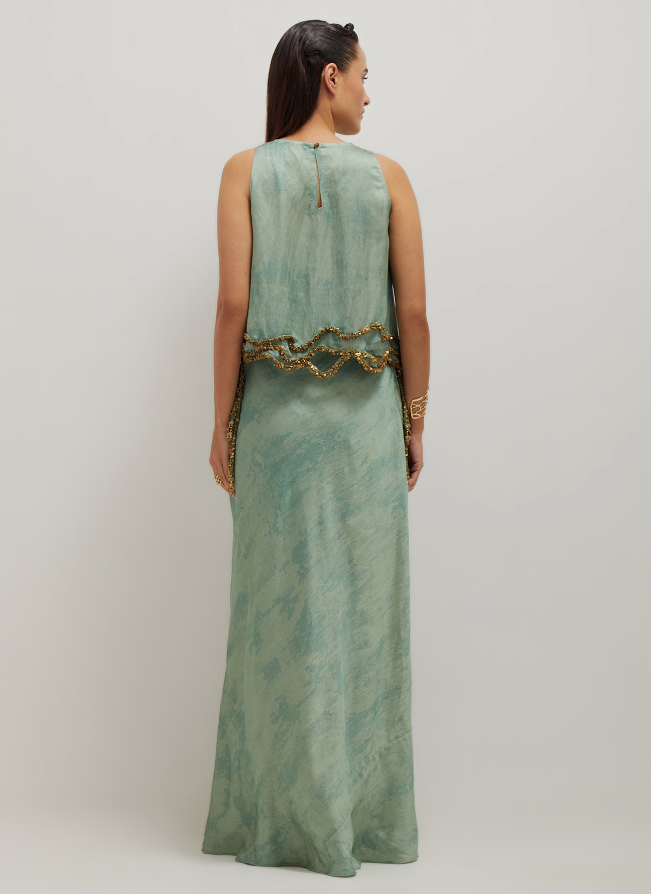 Sage Top And Skirt