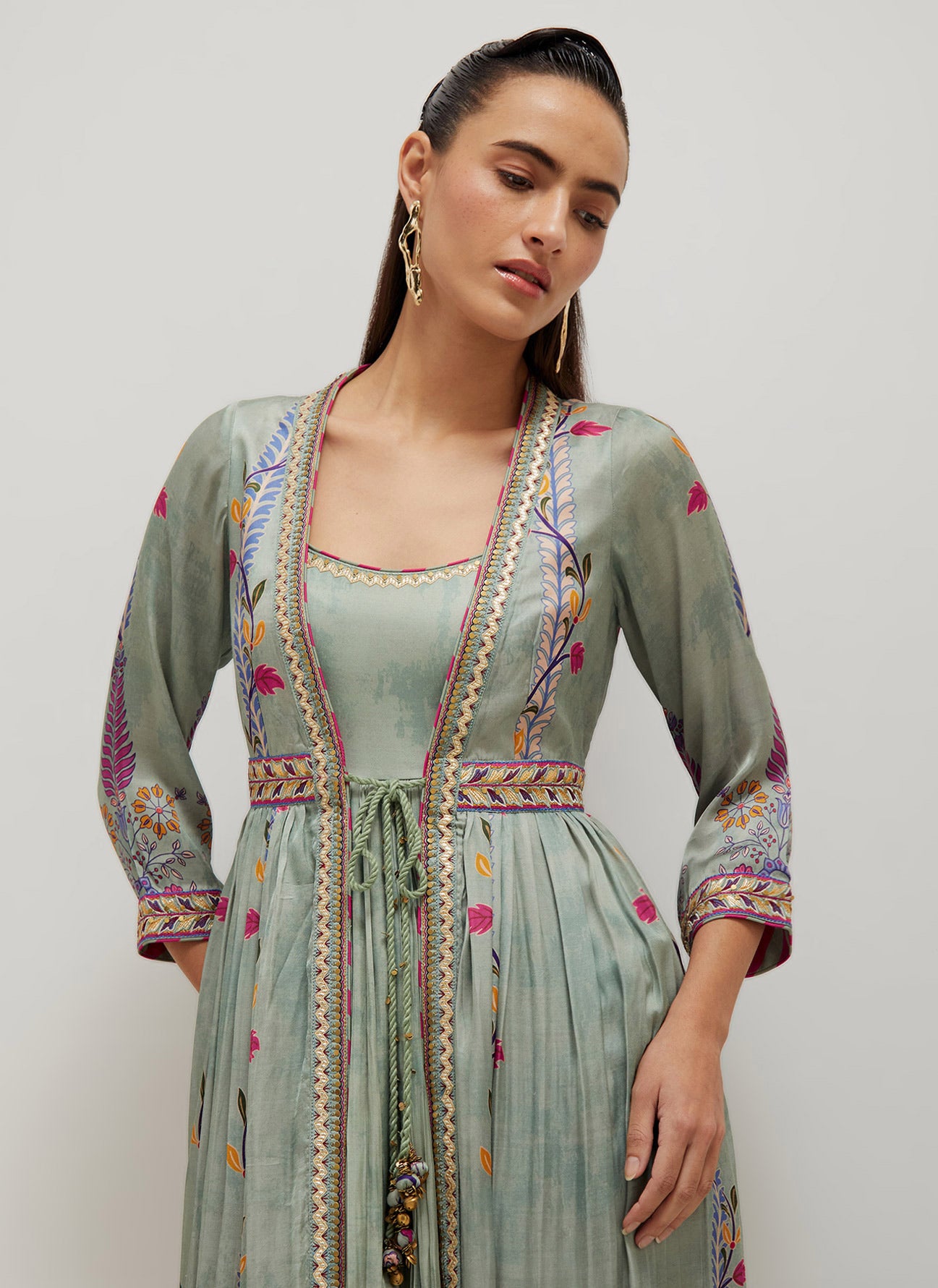 Moh Jacket Anarkali