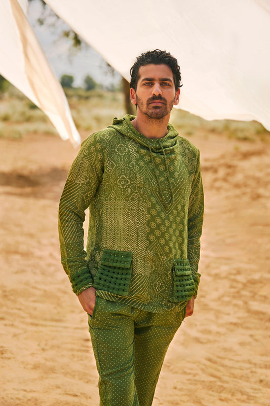 Bandhani Hoodie Set