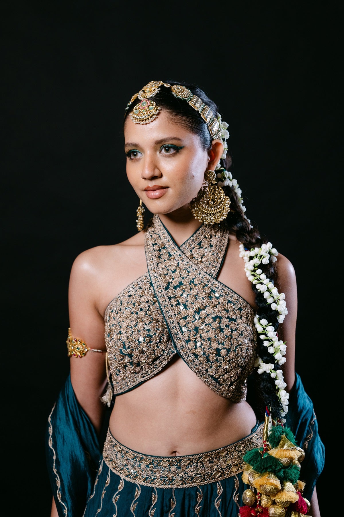 Teal Sharara Set