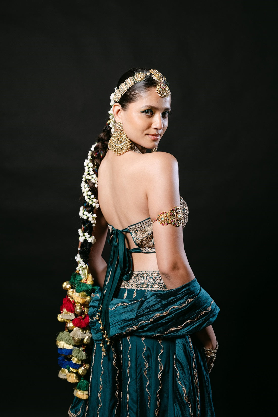 Teal Sharara Set