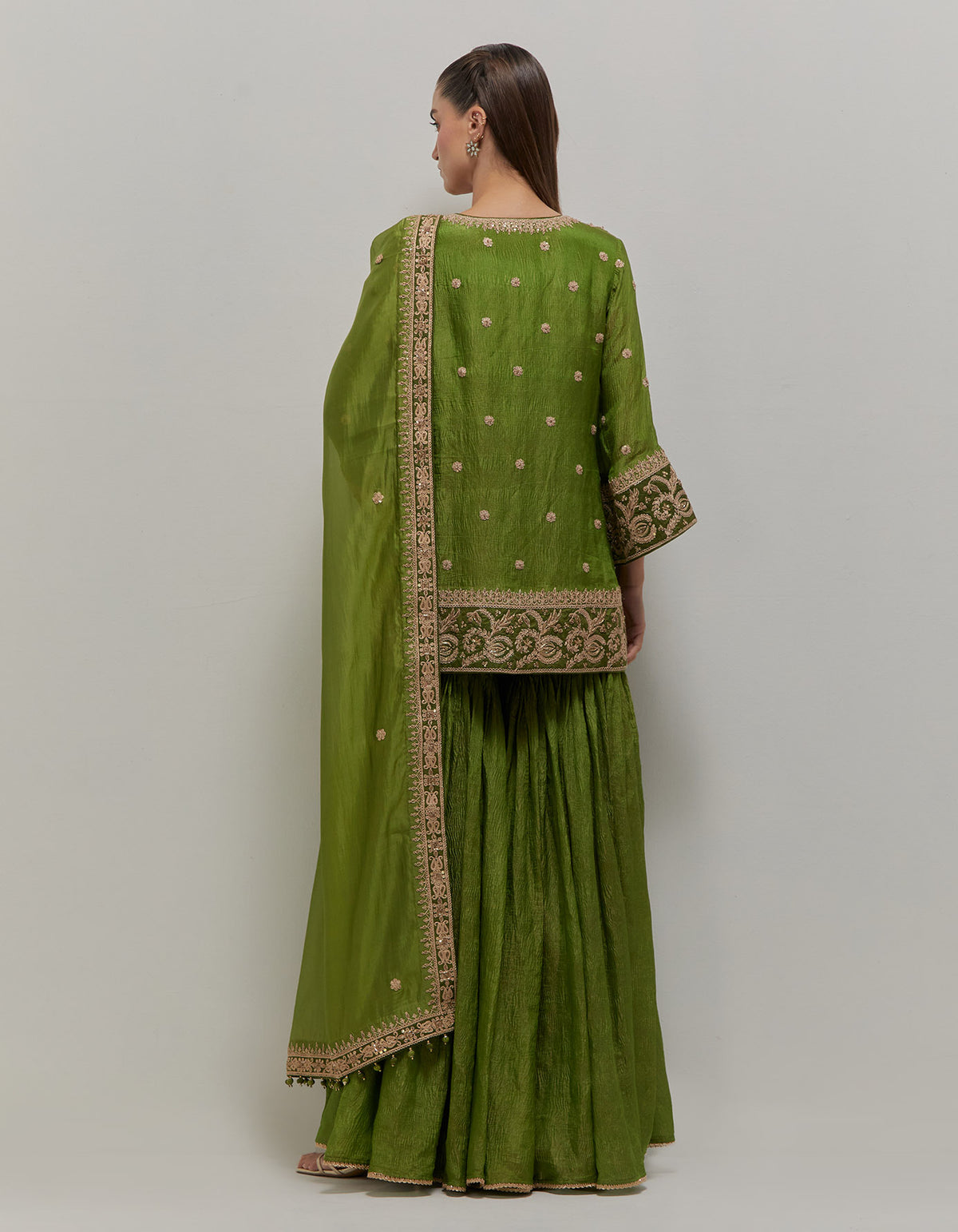 Kacha Aam Gharara Set