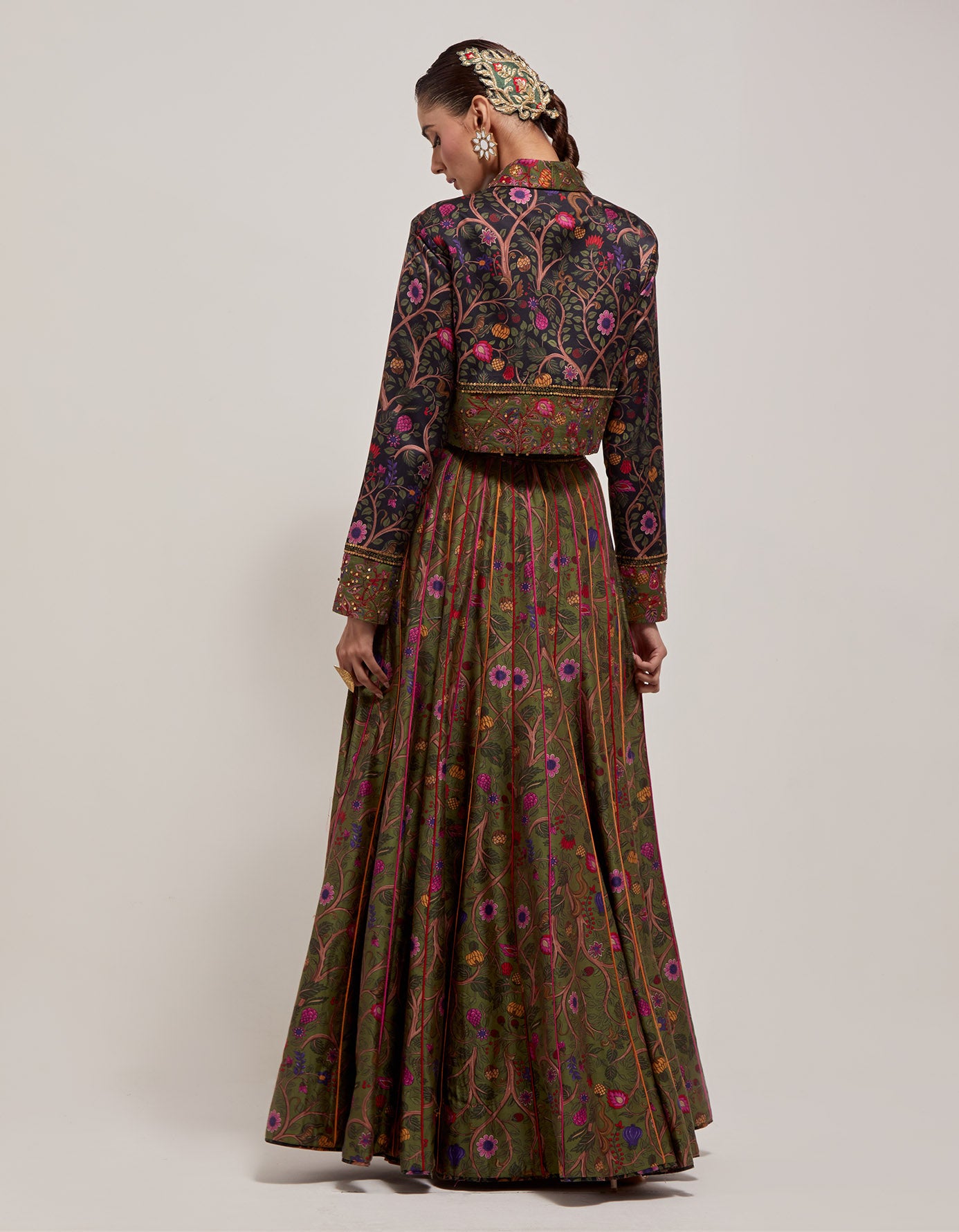 Jacket with skirt set